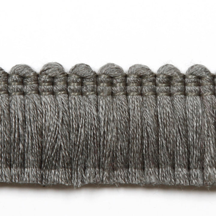 Legacy Brushed Fringe Gray by Europatex Fabric Legacy 97% Linen, 3% Polyester 1.20 inches - Fabric Carolina -