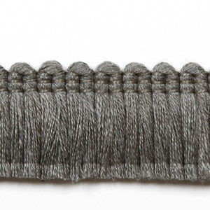 Legacy Brushed Fringe Gray by Europatex Fabric