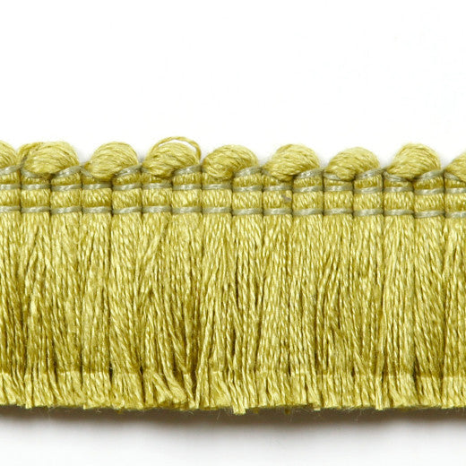Legacy Brushed Fringe Kiwi by Europatex Designer Fabric Legacy 97% Linen / 3% Polyester China See Sample Horizontal: N/A and Vertical: N/A 1.20 inches  - Swanky Fabrics -