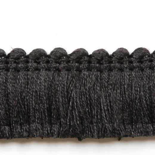 Legacy Brushed Fringe Smoke by Europatex Designer Fabric Legacy 97% Linen / 3% Polyester China See Sample Horizontal: N/A and Vertical: N/A 1.20 inches  - Swanky Fabrics -