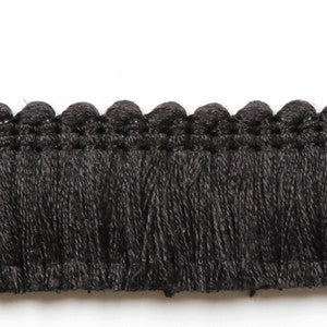 Legacy Brushed Fringe Smoke by Europatex Fabric