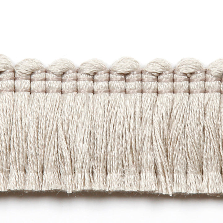 Legacy Brushed Fringe Stone by Europatex Designer Fabric Legacy 97% Linen, 3% Polyester 1.20 inches - Swanky Fabrics -