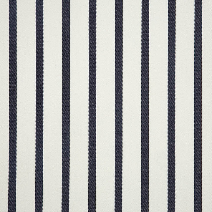 57004 Lido Indigo by Sunbrella Designer Fabric Cushion Furniture Drapery Fabrics > Sunbrella Stripes 100% Acrylic USA or Imported 1.62" 54" - Swanky Fabrics -