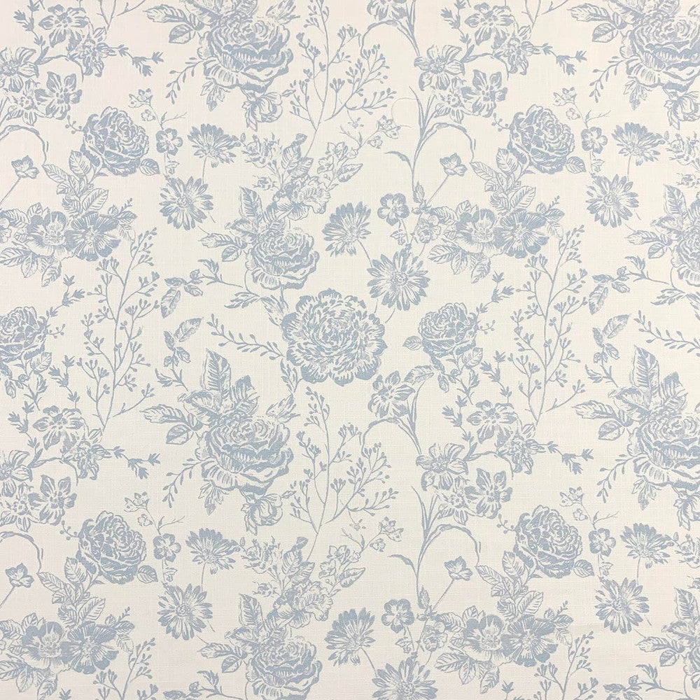 Lillian August Agnes Skyblue by Magnolia Fabric - 100% Cotton Spain 50000 Horizontal: 18 and Vertical: 17 54 - Fabric Carolina -
