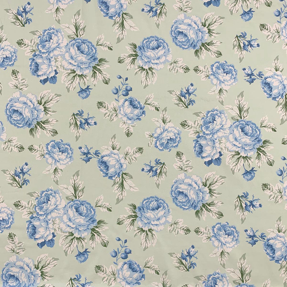 Lillian August Jenni Mint by Magnolia Fabric - 100% Cotton Sateen India 50000 Horizontal: 54.7 and Vertical: 17.91 54 - Fabric Carolina -
