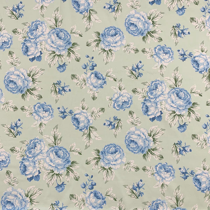 Lillian August Jenni Mint by Magnolia Fabric - 100% Cotton Sateen India 50000 Horizontal: 54.7 and Vertical: 17.91 54 - Fabric Carolina -