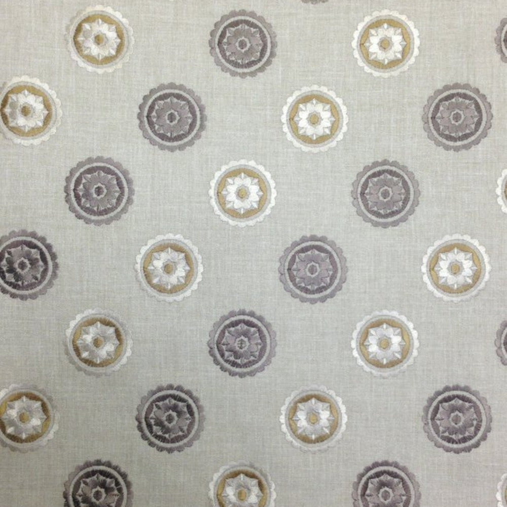 Loneto D Beige by Europatex Designer Fabric Loneto 60% Polyester, 40% Cotton 09.50" H, 08.70" V 57.00 inches - Swanky Fabrics -