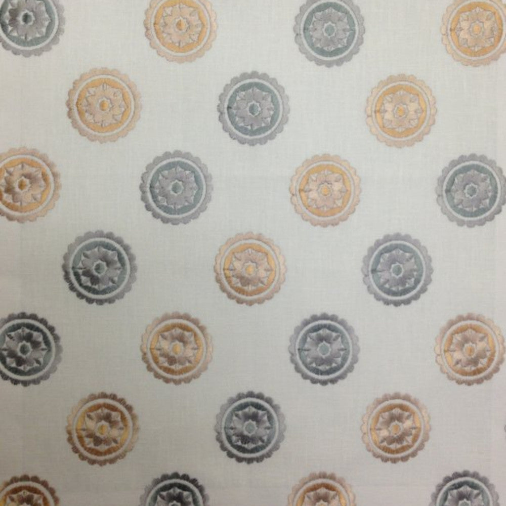 Loneto D Offwhite by Europatex Fabric Loneto 60% Polyester, 40% Cotton 09.50" H, 08.70" V 57.00 inches - Fabric Carolina -
