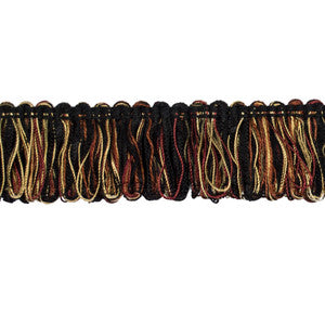 Countryside Looped Fringe Ebony by Europatex Fabric