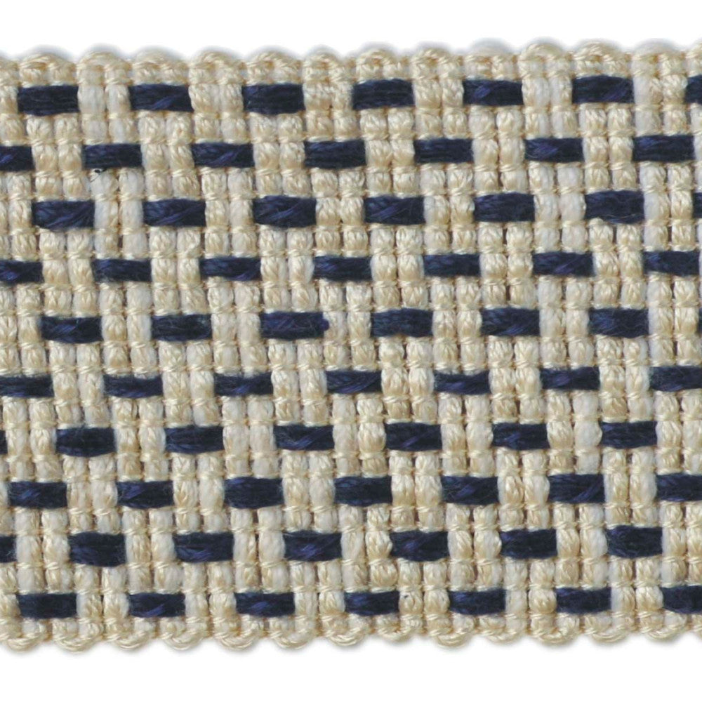 Loyal Navy by Europatex Designer Fabric Yarn Palette 50% Viscose, 50% Cotton 2.00 inches - Swanky Fabrics -