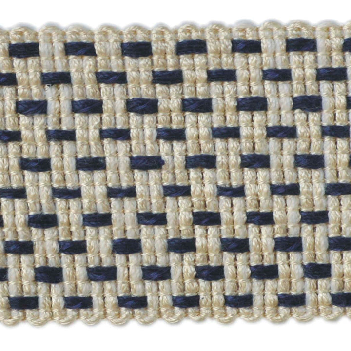 Loyal Navy by Europatex Designer Fabric Yarn Palette 50% Viscose, 50% Cotton 2.00 inches - Swanky Fabrics -