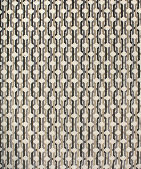 Hookset 51015 by Barrow  Designer Fabric Barrow Gallery 76% Polyester, 24% Cotton China 27,000 Double Rubs </p><p>Repeat: Horizontal: 2-1/4" and Vertical: 4-3/8" 57"  - Swanky Fabrics -