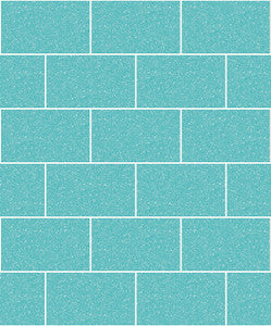 Joan Aqua Tile Wallpaper by Crown