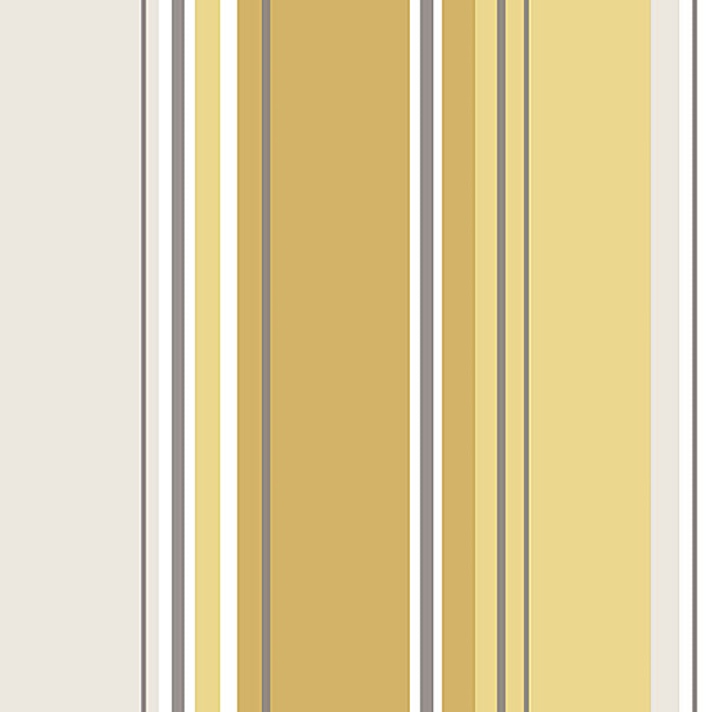Energy Yellow Striped Wallpaper by Brewster CWV Covers about 56.4 square feet 20.5-in by 33-ft long roll Unpasted 0 - Fabric Carolina -