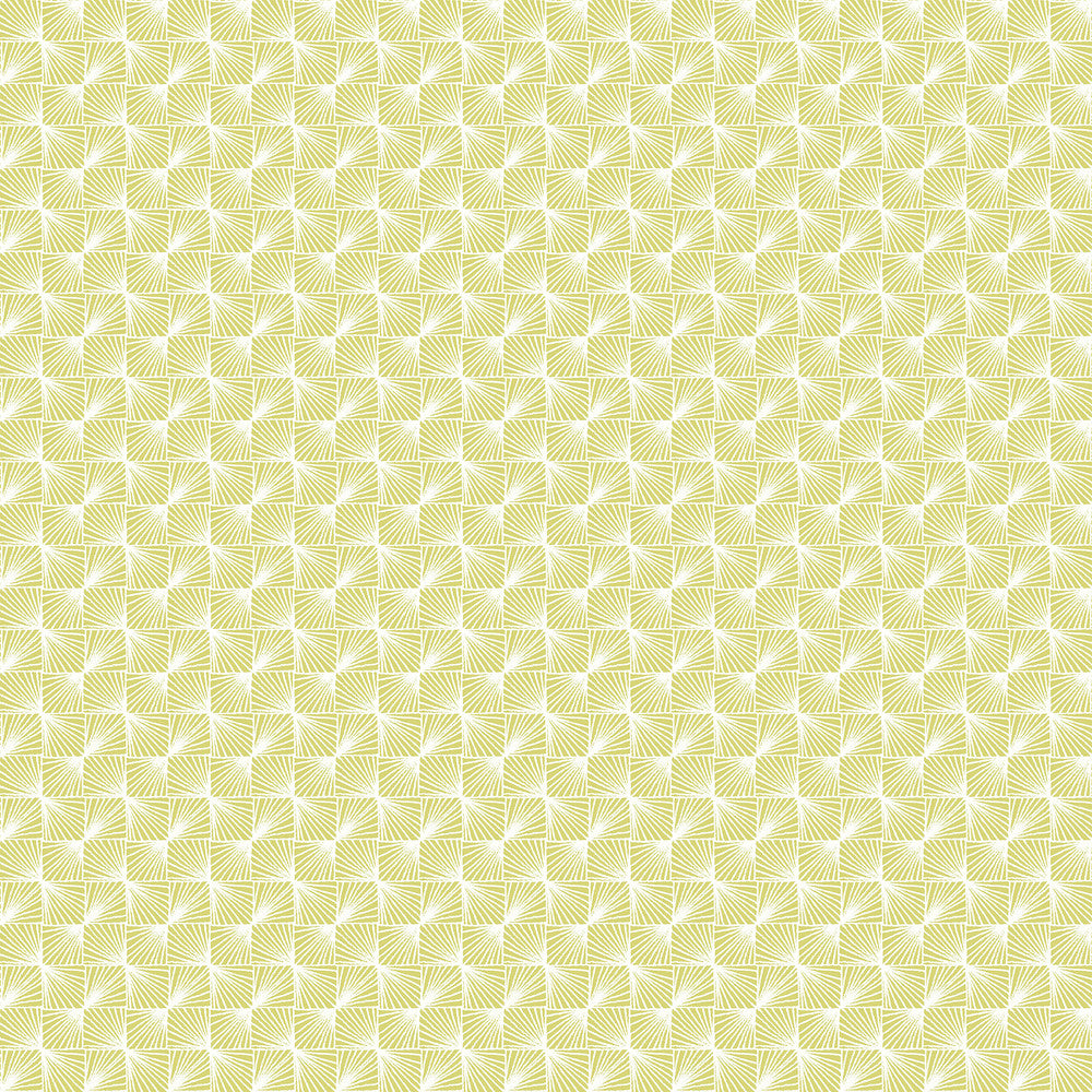 Stockholm Lime Lime Geometric Wallpaper by Brewster CWV Covers about 56.4 square feet 20.5-in by 33-ft long roll Unpasted 20.9 - Fabric Carolina -