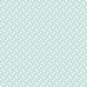 Stockholm Aqua Geometric Wallpaper by Brewster