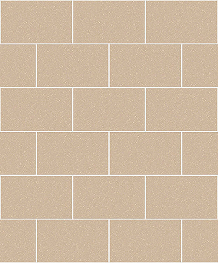 Joan Wheat Tile Wallpaper by Crown CWV Covers about 56.4 square feet 20.5-in by 33-ft long roll Unpasted 25.2 - Fabric Carolina -