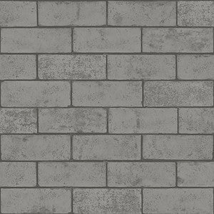 Kirsten Dove Industrial Brick Wallpaper by Crown