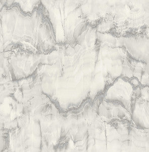 Aura Silver Marble Wallpaper by Fine Decor