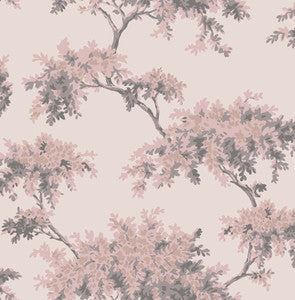 Ashdown Pink Tree Wallpaper by Brewster