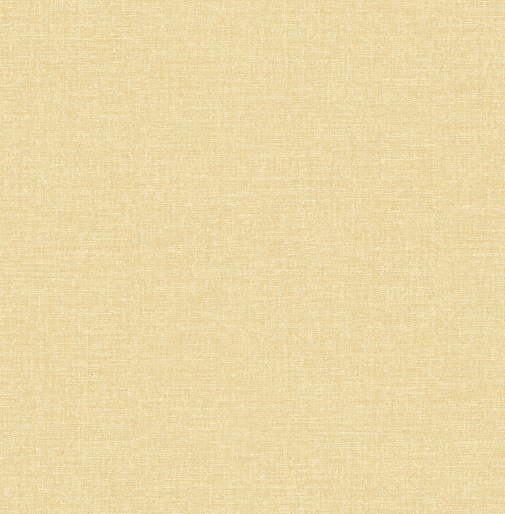 Glen Mustard Linen Wallpaper by Brewster Archive Collection Covers about 56.4 square feet 20.5-in by 33-ft long roll Unpasted 0 - Fabric Carolina -