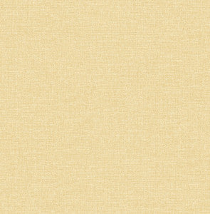 Glen Mustard Linen Wallpaper by Brewster