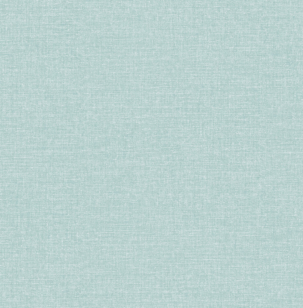 Glen Teal Linen Wallpaper by Brewster Archive Collection Covers about 56.4 square feet 20.5-in by 33-ft long roll Unpasted 0 - Fabric Carolina -