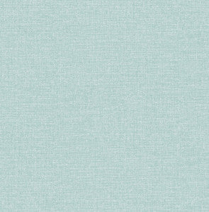 Glen Teal Linen Wallpaper by Brewster