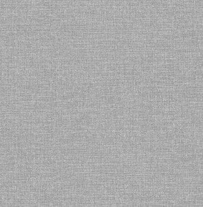 Glen Dark Grey Linen Wallpaper by Brewster