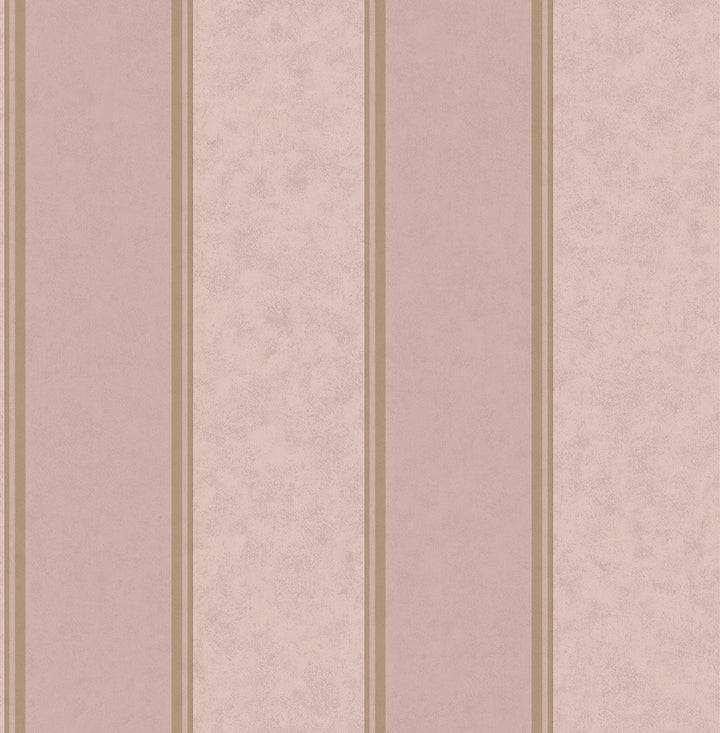 Rydia Pink Stripe Wallpaper by Brewster Archive Collection Covers about 56.4 square feet 20.5-in by 33-ft long roll Unpasted 0 - Fabric Carolina -