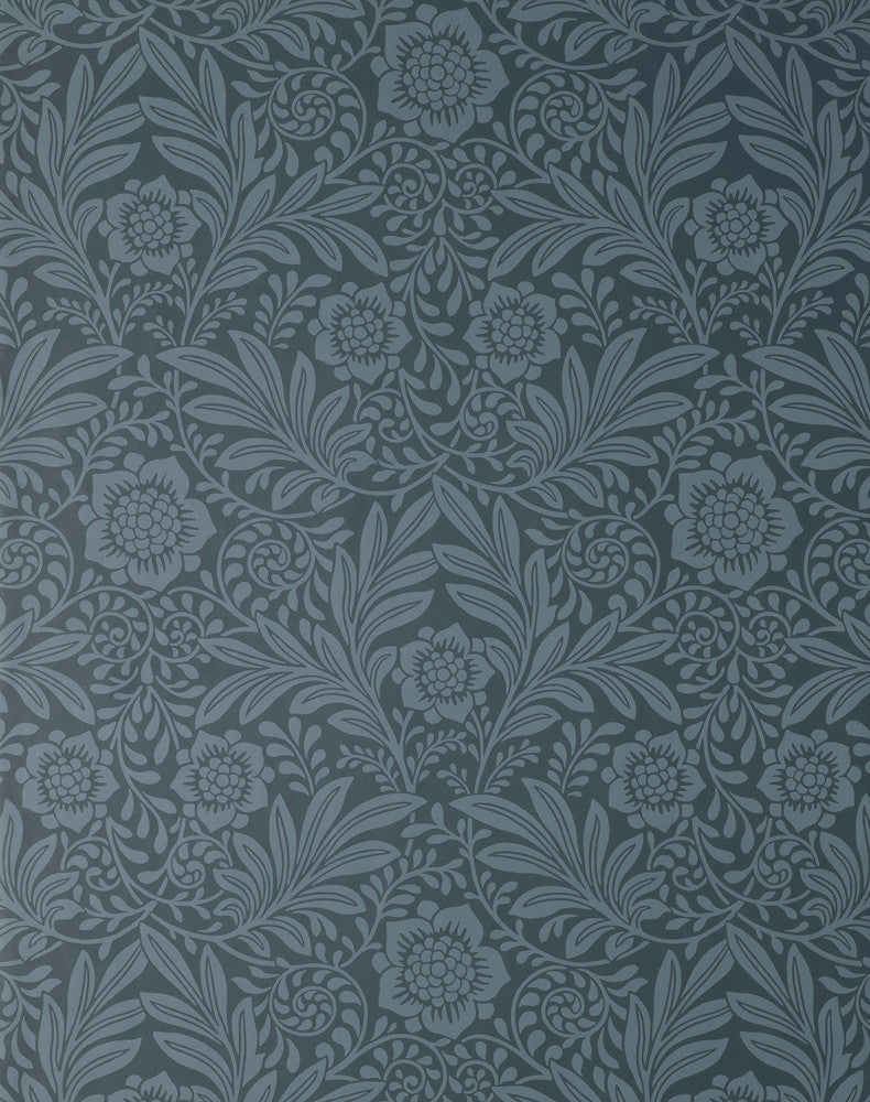 Camille Navy Damask Wallpaper by Fine Decor Medley Covers about 56.4 square feet 20.5-in by 33-ft long roll Unpasted 20.9 - Fabric Carolina -