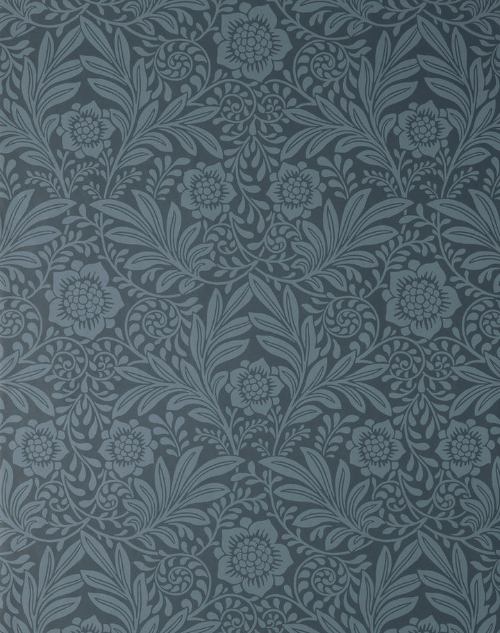Camille Navy Damask Wallpaper by Fine Decor Medley Covers about 56.4 square feet 20.5-in by 33-ft long roll Unpasted 20.9 - Fabric Carolina -