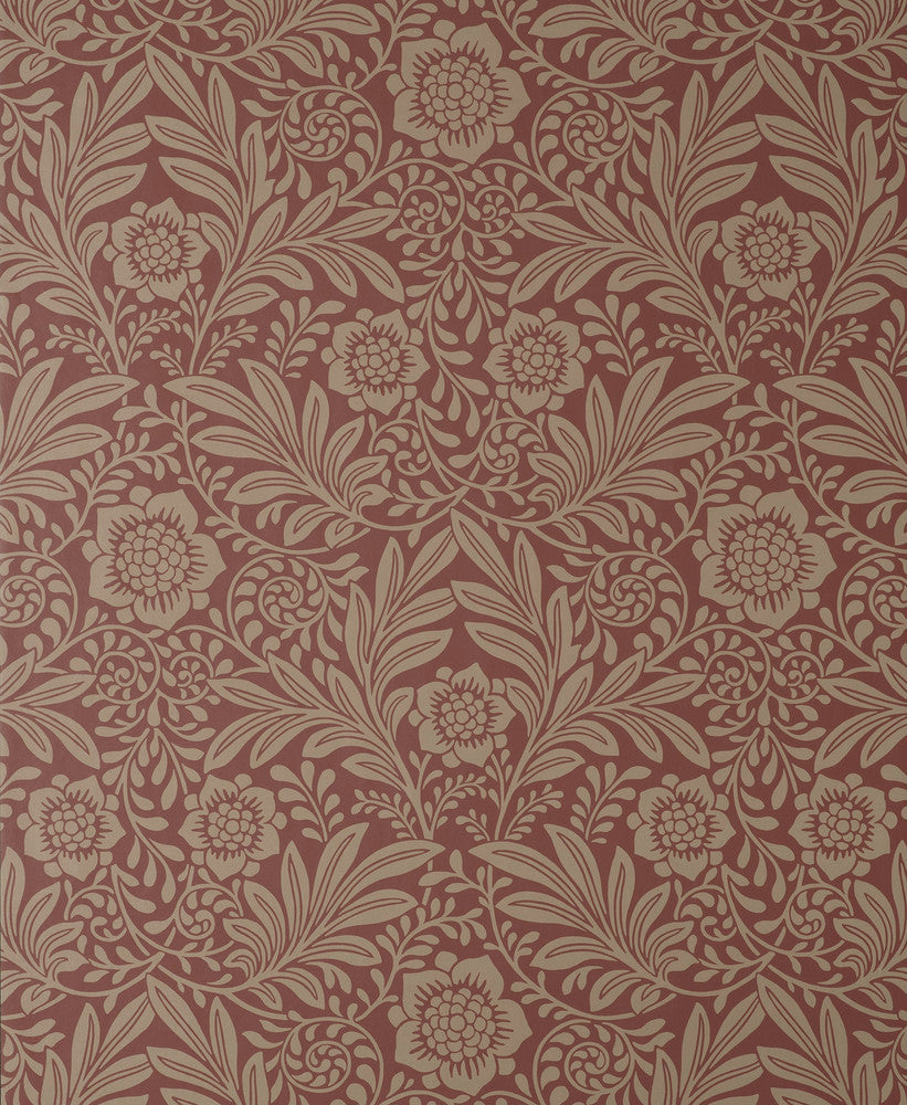 Camille Red Damask Wallpaper by Fine Decor Medley Covers about 56.4 square feet 20.5-in by 33-ft long roll Unpasted 20.9 - Fabric Carolina -