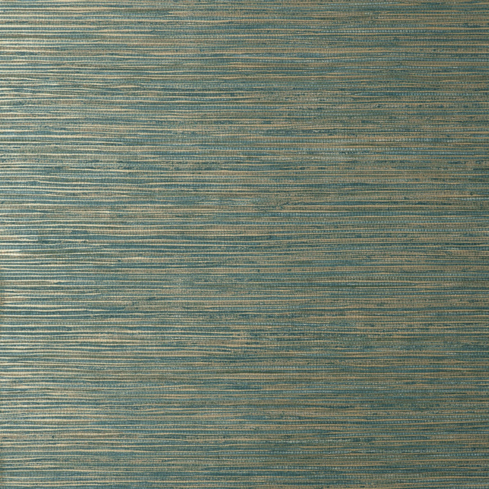 Fusion Teal Plain Wallpaper by Fine Decor Medley Covers about 56.4 square feet 20.5-in by 33-ft long roll Unpasted 20.9 - Fabric Carolina -