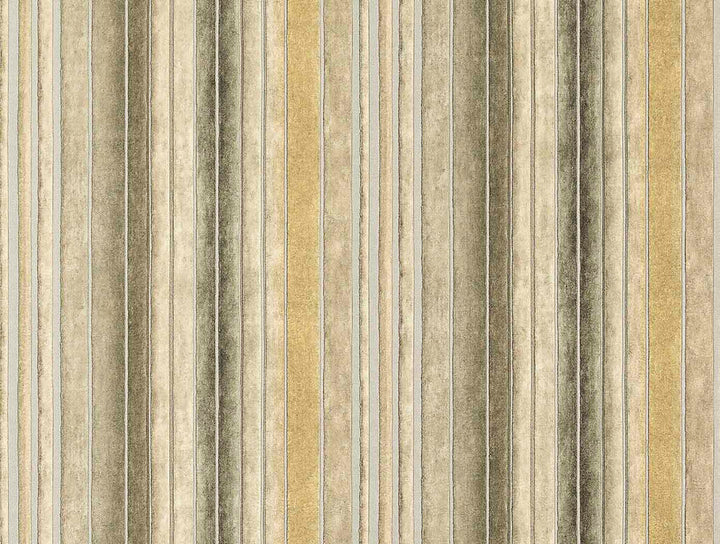 Riga Lambada Grey Grey Stripes Wallpaper by Brewster Via Della Seta Covers about 60.8 square feet 27-in by 27-ft long roll Unpasted 0 - Fabric Carolina -