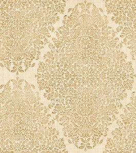 Dis Neroz Cream Damask Wallpaper by Brewster