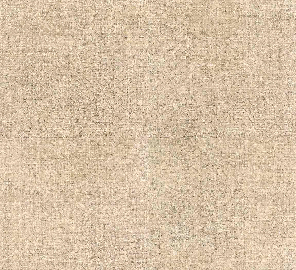 Allover Nero Beige Ironwork Texture Wallpaper by Brewster Via Della Seta Covers about 60.8 square feet 27-in by 27-ft long roll Unpasted 25 - Fabric Carolina -