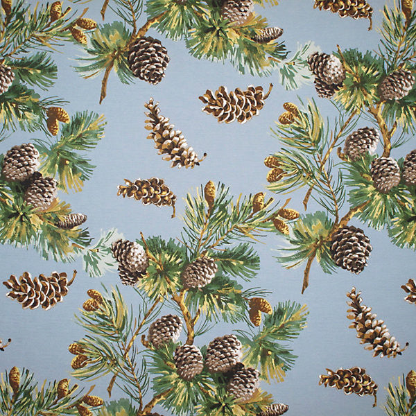 Evergreen/Blue 1610-008 by Grey Watkins Fabric 64% LINEN 36% COTTON SWITZERLAND LIGHT DUTY Horizontal: 36" and Vertical: 18" 54" - Fabric Carolina -