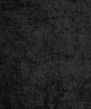 Decree Ore M9179 by Barrow Industries Fabric 13CL07 Black Brown 100% Polyester China see sample Horizontal: 13-1/2 inches and Vertical: 13-1/2 inches 54" minimum (see sample) - Fabric Carolina -