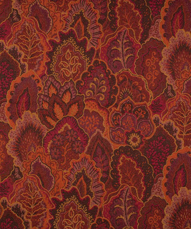 Coddle Poppy M9314 by Barrow Industries Fabric 13CL06 Red Purple 35% RAYON (S) 34% POLYESTER (F) 31% COTTON China - H: 13-1/2" V: 26-7/8"" 1230 inches minimum (See sample for specs) - Fabric Carolina - Barrow Industries