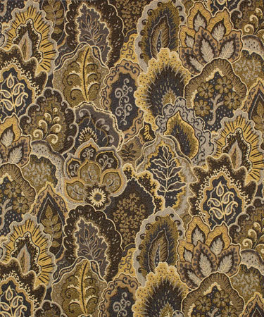 Coddle Sherwood M9314 by Barrow Industries Fabric 13CL07 Black Brown 35% RAYON (S) 34% POLYESTER (F) 31% COTTON China - H: 13-1/2" V: 26-7/8"" 1231 inches minimum (See sample for specs) - Fabric Carolina - Barrow Industries