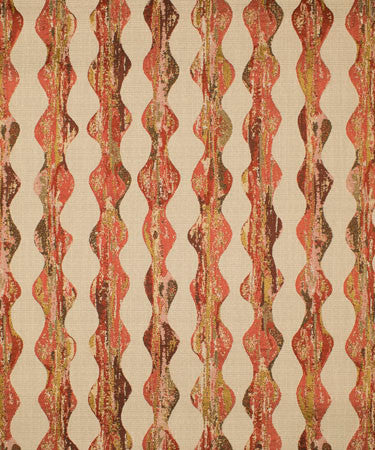 Canals Coral M9335 by Barrow Industries Fabric 13CL06 Red Purple 63% Polyester 24% Rayon 13% Cotton China see sample Horizontal: 13-1/2 inches and Vertical: 13-1/2 inches 54" minimum (see sample) - Fabric Carolina -