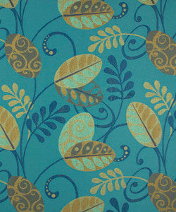 Cultivate Teal M9378 by Barrow Fabric