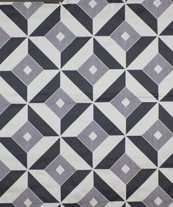 Miter Graphite M9389 by Barrow Fabric