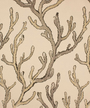 Harbinger Driftwood M9408 by Barrow Industries Fabric 13CL04 Family Living Neutral Patterns 69% Polyester 31% Rayon China see sample Horizontal: 27 inches and Vertical: 13-7/8 inches 54" minimum (see sample) - Fabric Carolina -