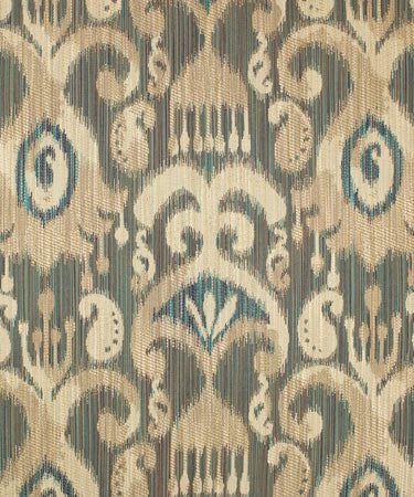Ornament Azure M9412  by Barrow Industries Fabric  13CL05 Blue  71% RAYON (S) 29% POLYESTER (F)   China -  H: 13-1/2" V: 13-1/8"  54 inches minimum (See sample for specs)  - Fabric Carolina -  Barrow Industries