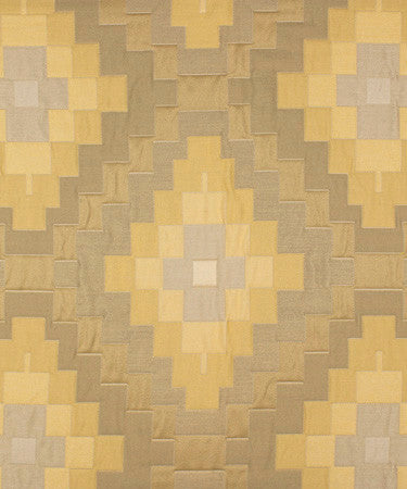 Crafted Sandstone M9424  by Barrow Industries Fabric  13CL04 Family Living Neutral Patterns  60% RAYON (S) 40% POLYESTER (F)   China -  H: 14 1/4" V: 14 1/4"  54 inches minimum (See sample for specs)  - Fabric Carolina -  Barrow Industries
