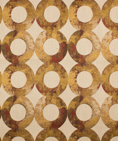 Absolute Medallion M9425 by Barrow Industries Fabric 13CL06 Red Purple 63% POLYESTER (F) 24% RAYON (S) 13% COTTON China - H: 13-1/2" V: 19-1/8" 74 inches minimum (See sample for specs) - Fabric Carolina - Barrow Industries