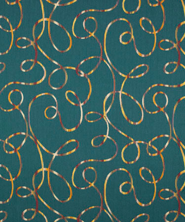 Lasso Teal M9521 by Barrow Industries Fabric 13CL05 Blue 71% COTTON 29% POLYESTER China - H: 13 1/2" V: 13 1/2" 3433 inches minimum (See sample for specs) - Fabric Carolina - Barrow Industries