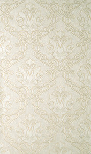 Florentine Neutral Damask Wallpaper by Fine Decor